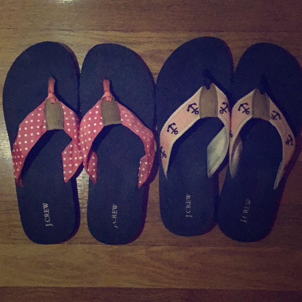 *J. CREW FLIP FLOP BUNDLE*